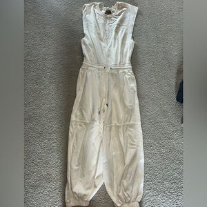 Elegant Cream Jumpsuit